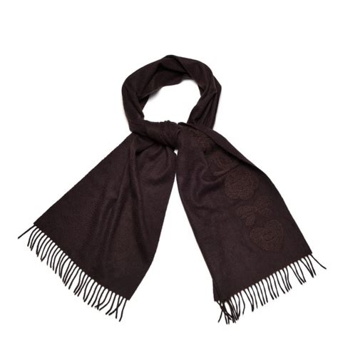 chanel boy brown|Chanel brown cashmere scarf.